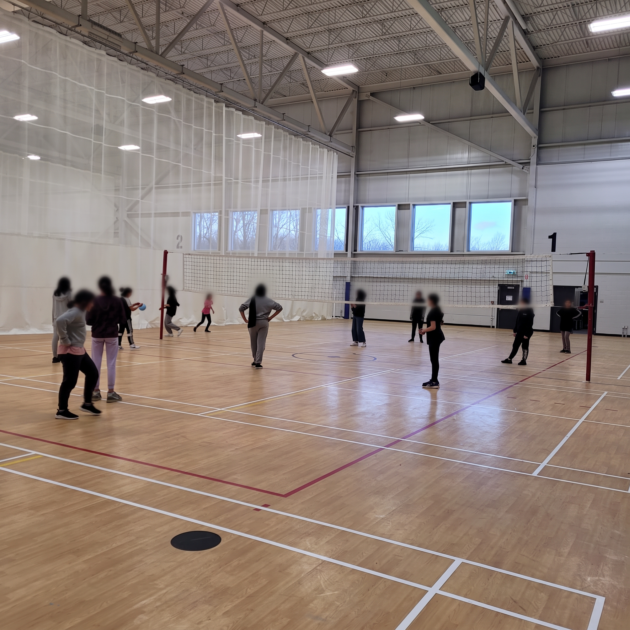 Volleyball au gymnase