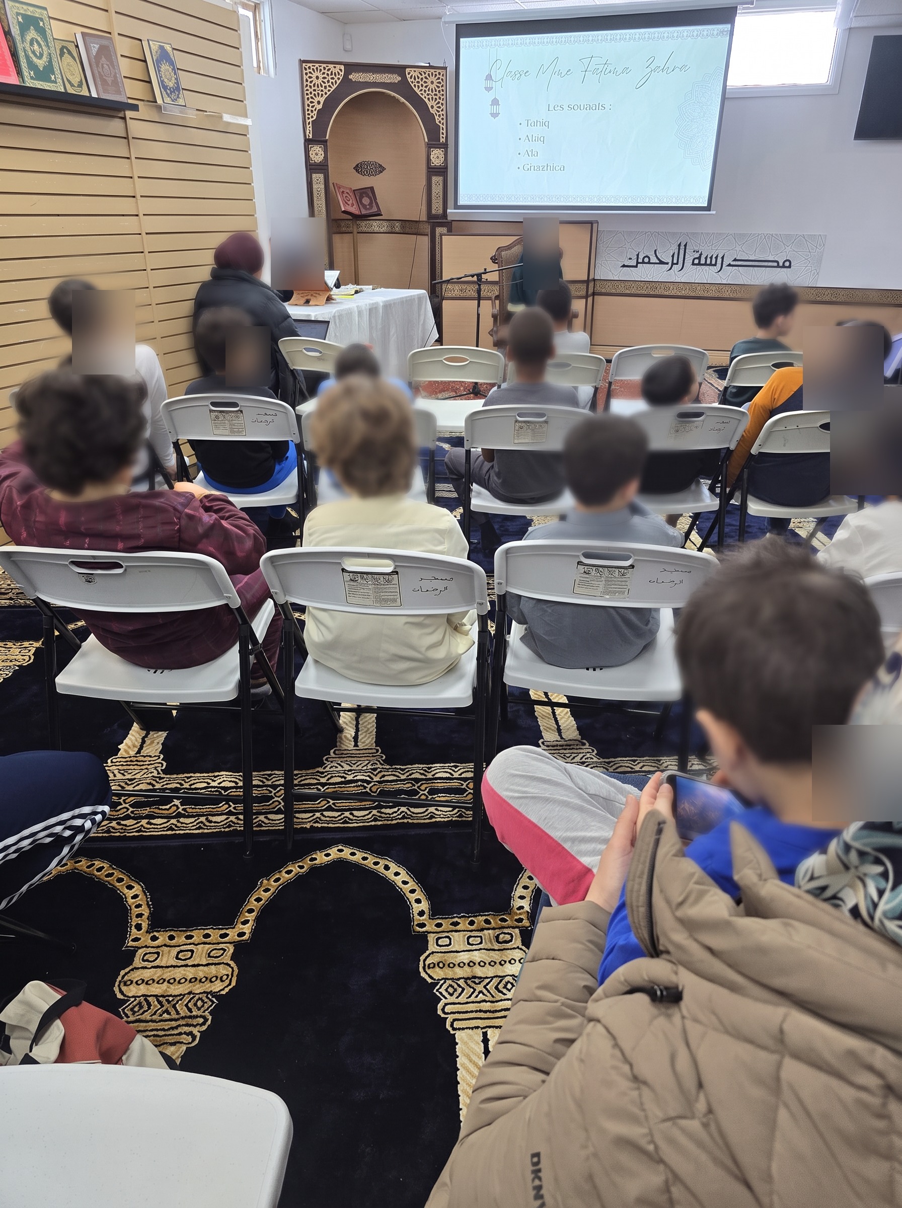 Présentation des élèves